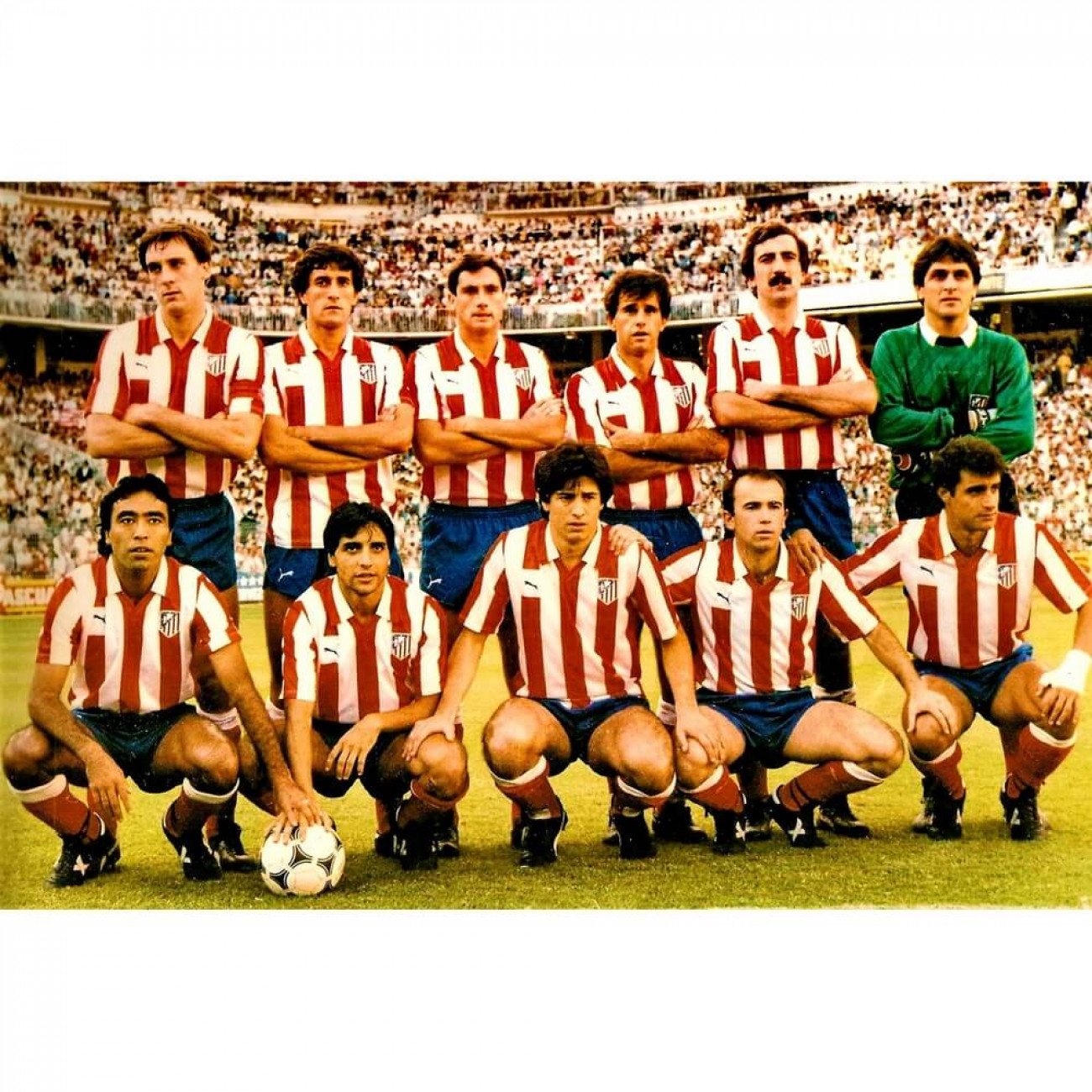Atletico Madrid 1985 86 retro football shirt Retrorugby