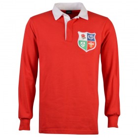 British & Irish Lions 1970s Retro Rugby Shirt